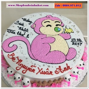Bánh Sinh Nhật Con Khỉ Tuổi Thân - T03
